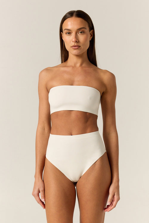 Knit Base Bandeau - Pre Order (White)