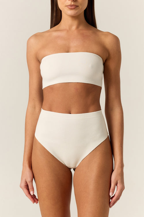 Knit Base Brief - Pre Order (White)