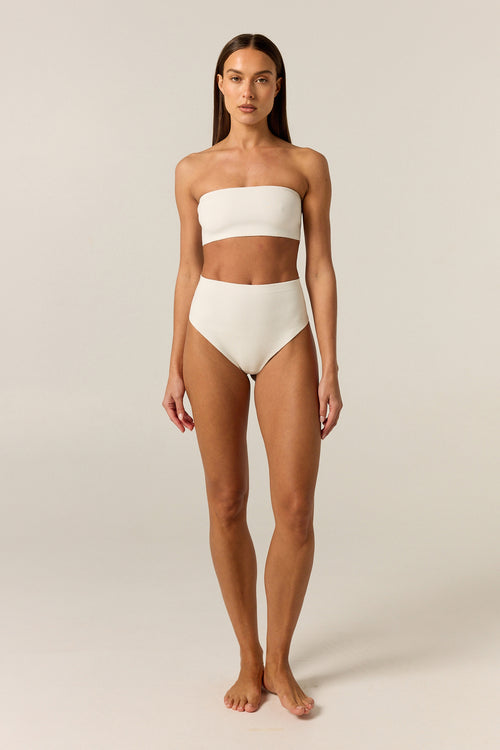 Knit Base Bandeau - Pre Order (White)