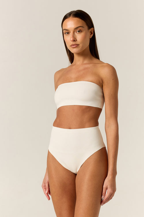 Knit Base Brief - Pre Order (White)