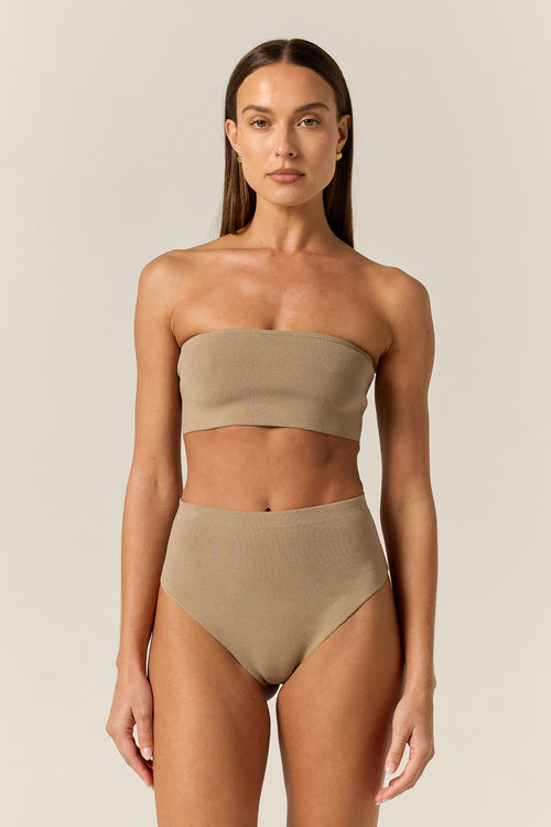 Knit Base Bandeau - Pre Order (Olive)