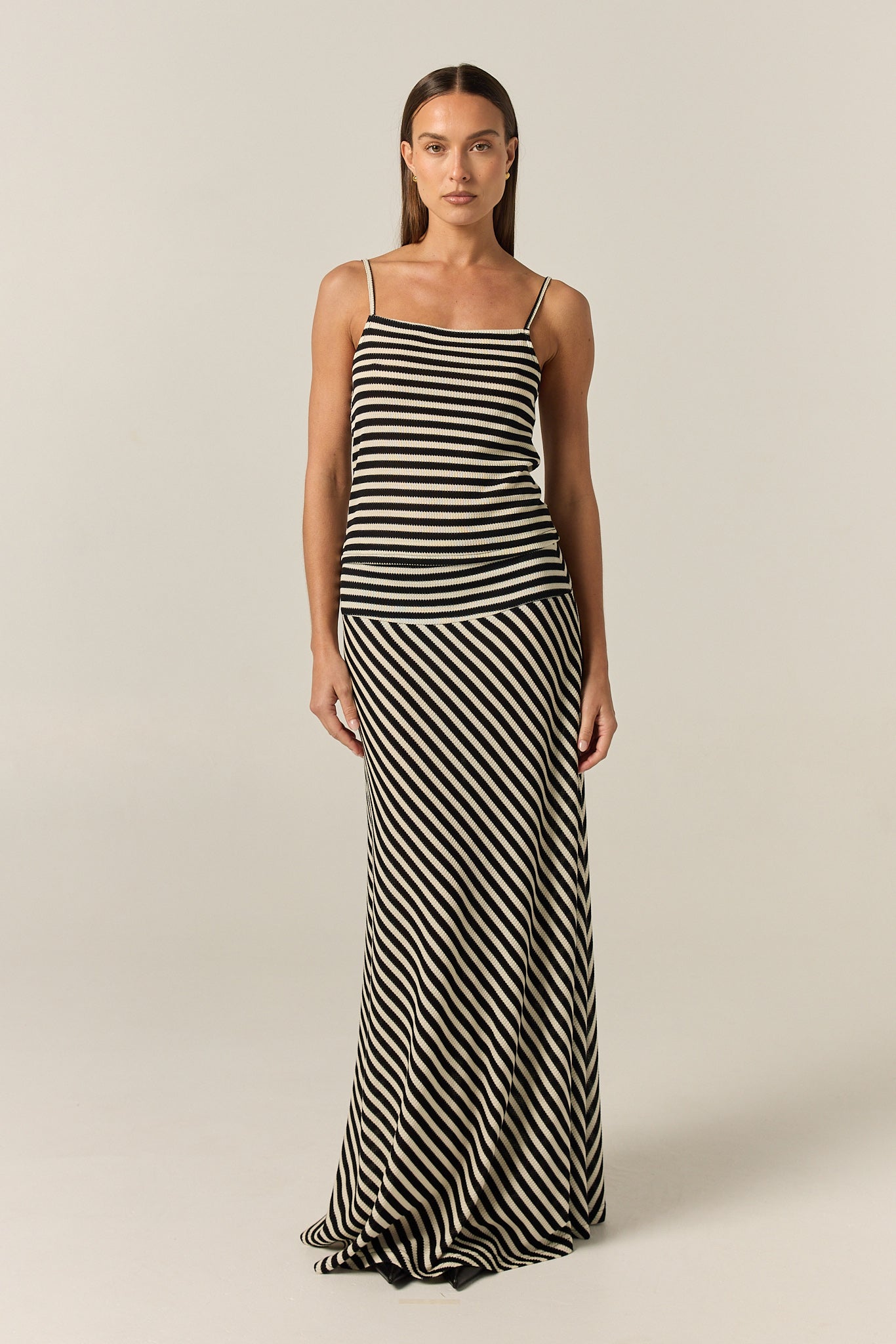 hot pink striped maxi dress Women's A Breeze In The Ocean Dress, Pink main image 0