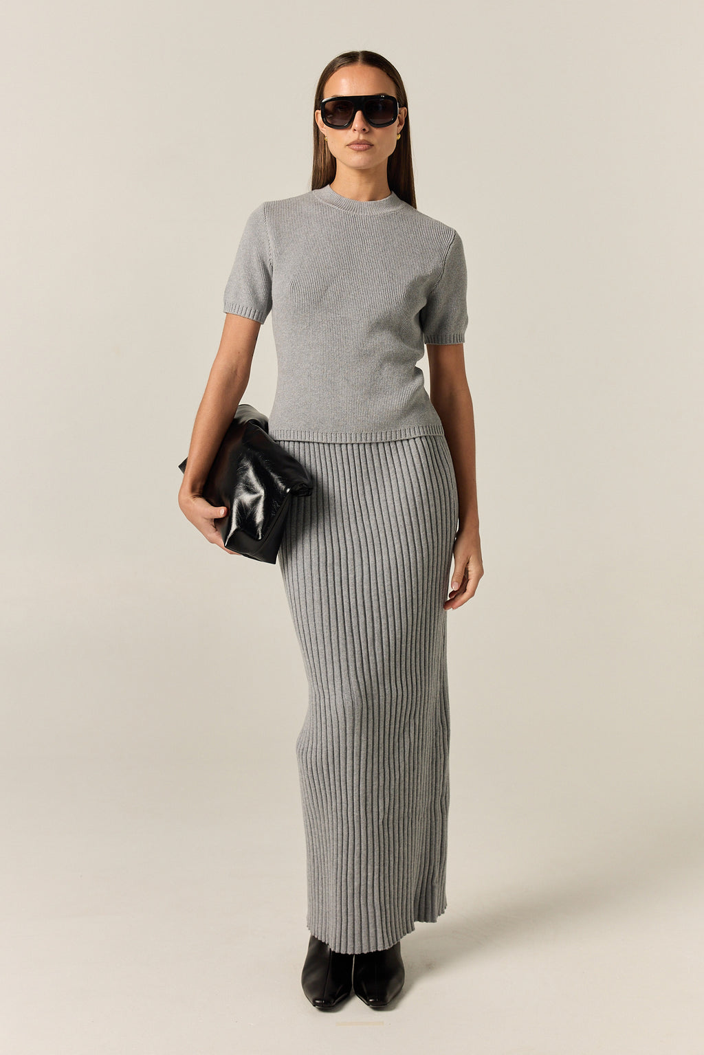 Jordy Knit Tee (Grey)