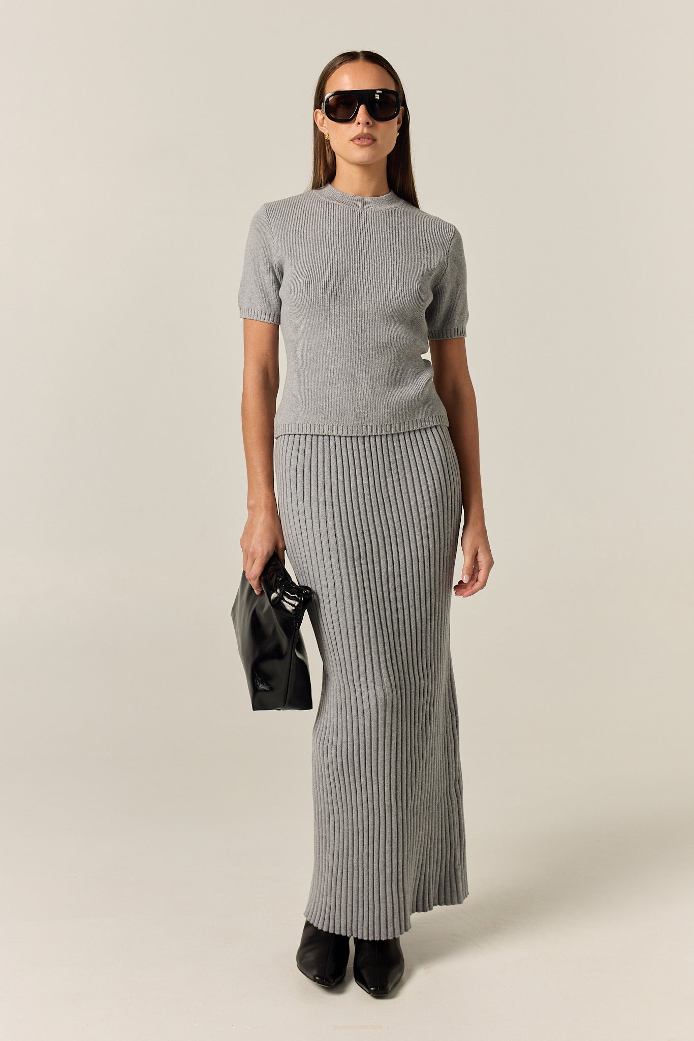 Jordy Knit Tee (Grey)