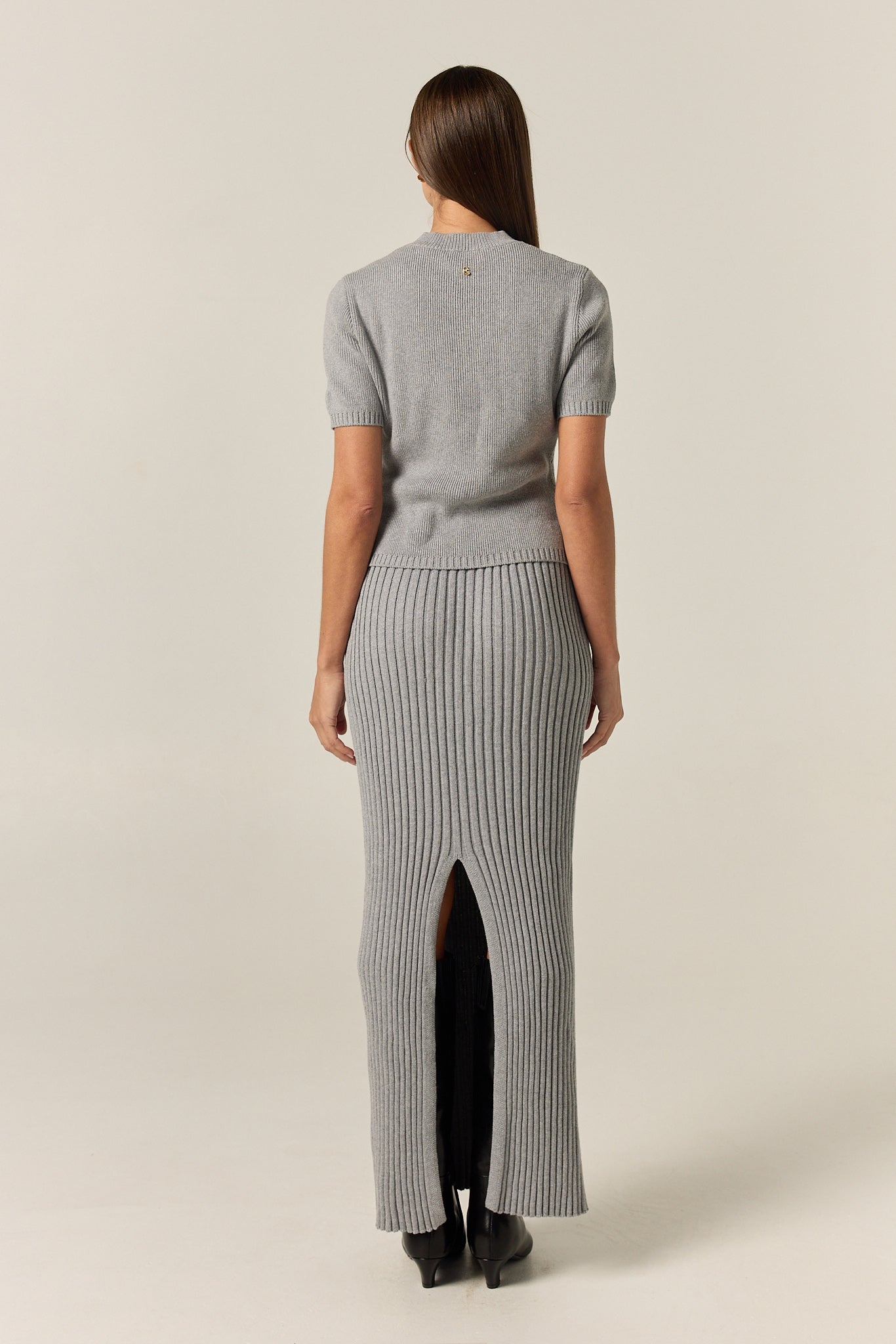 Jordy Knit Tee (Grey)