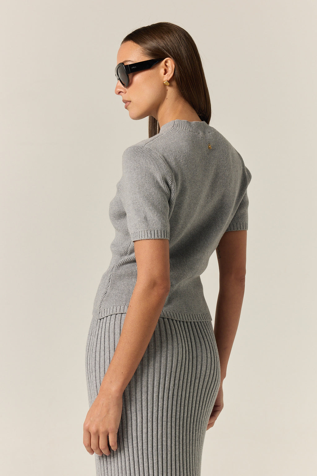 Jordy Knit Tee (Grey)