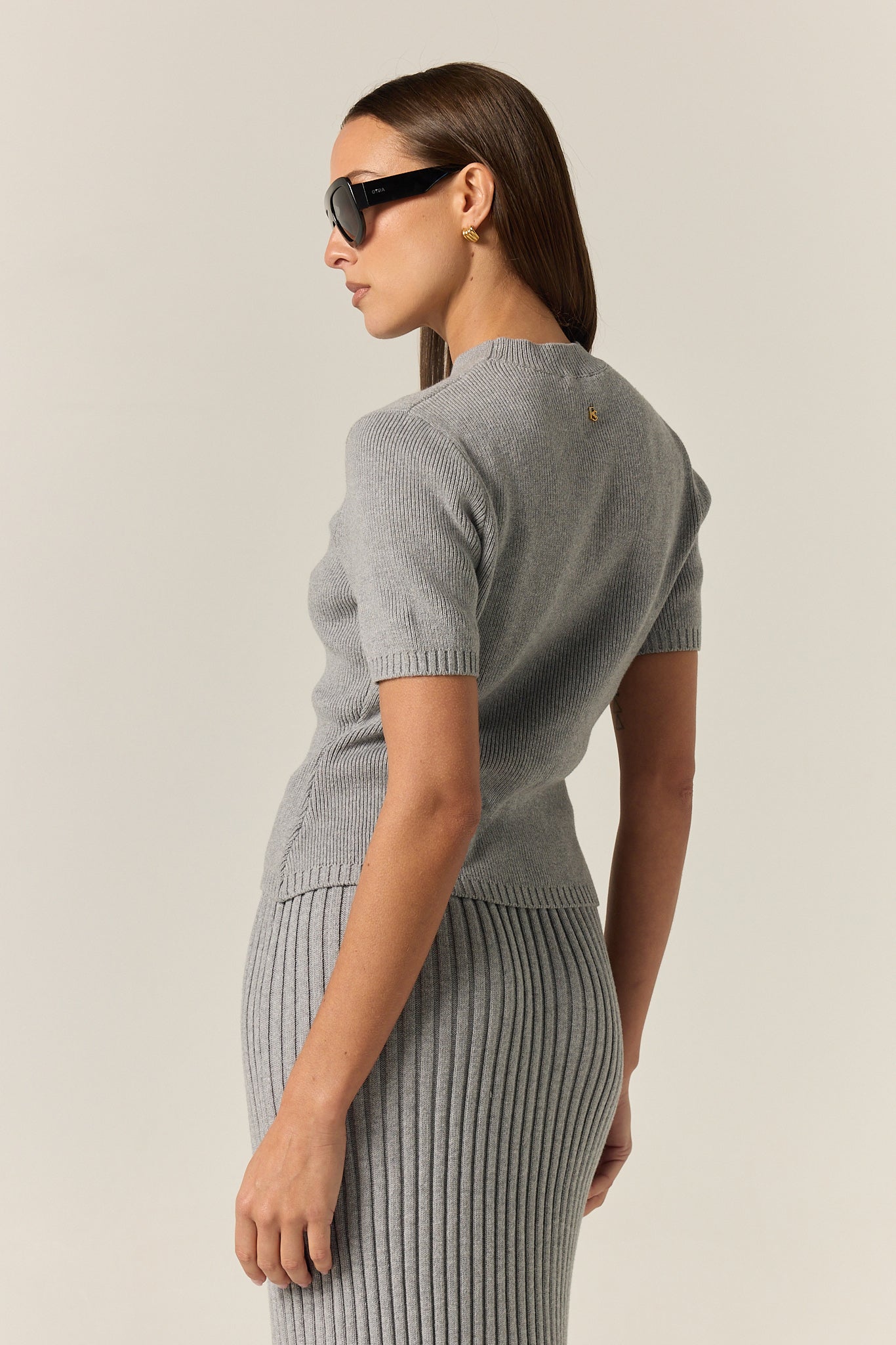 Jordy Knit Tee (Grey)