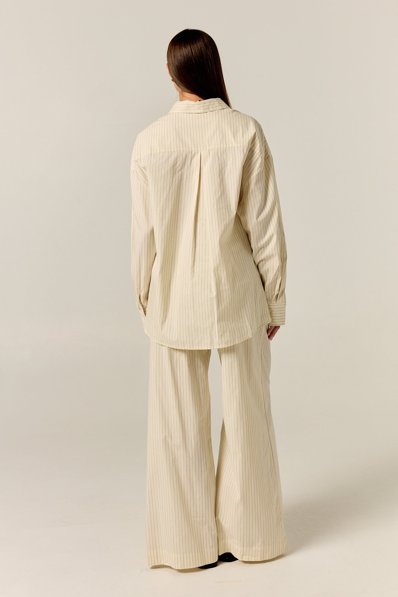 Ellis Pant (Butter Pinstripe)