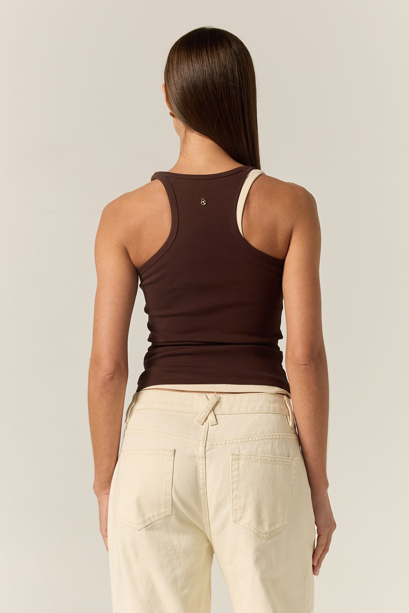 Cinder Racer Tank (Chocolate)