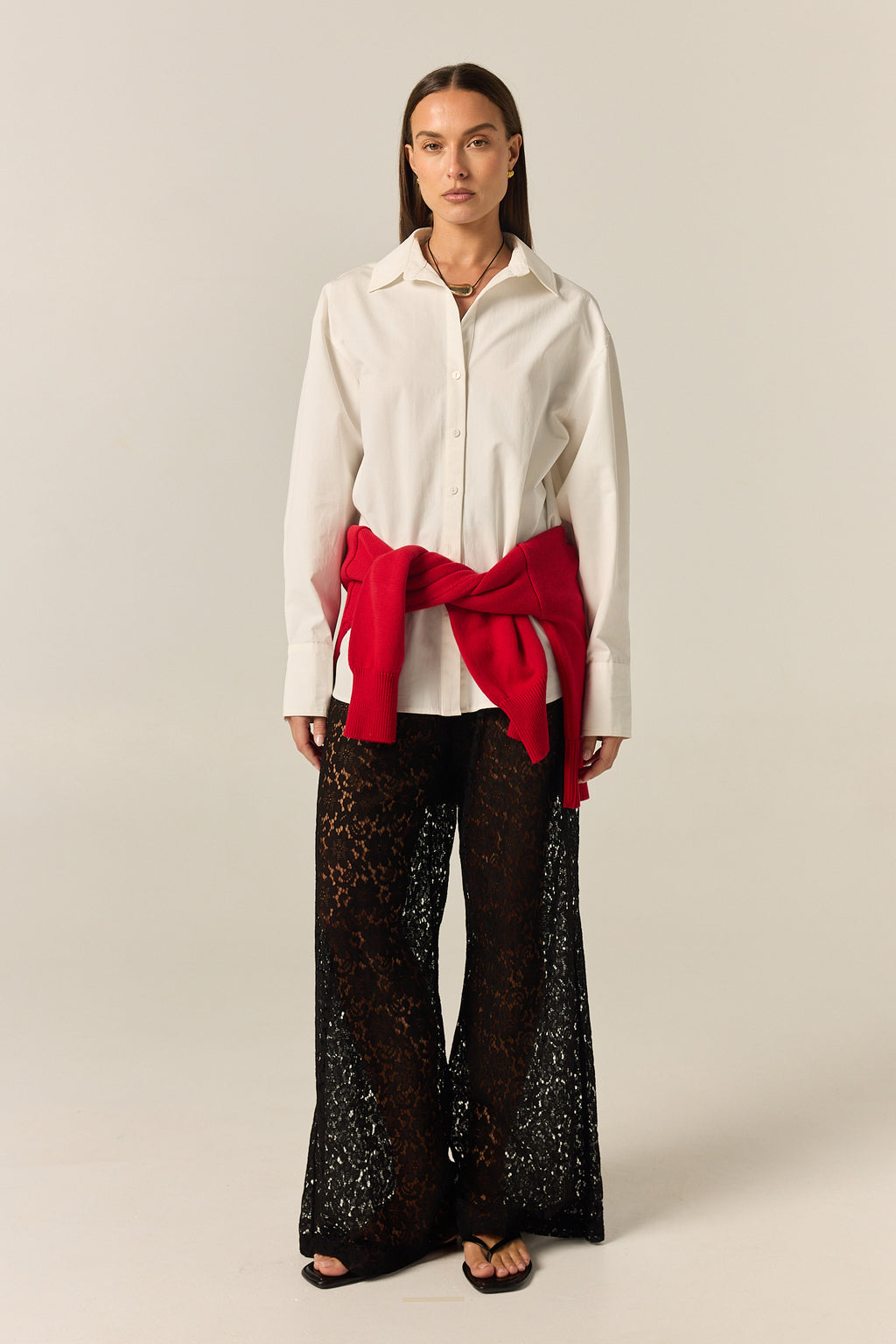 Thea 2.0 Lace Pant (Black)