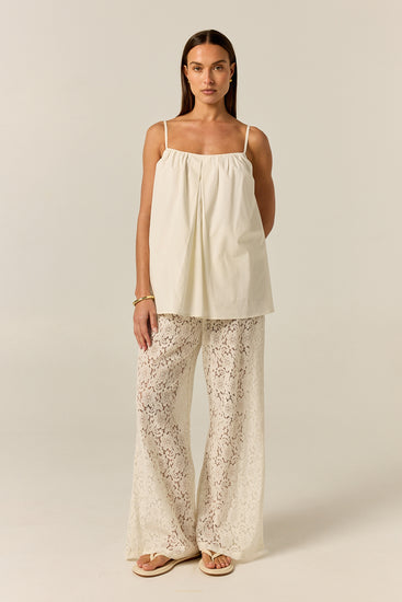 Thea 2.0 Lace Pant (Cream)