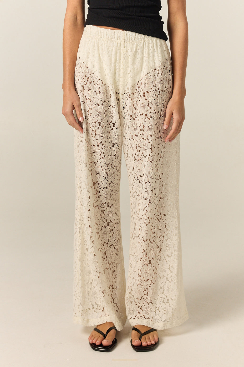 Thea 2.0 Lace Pant (Cream)