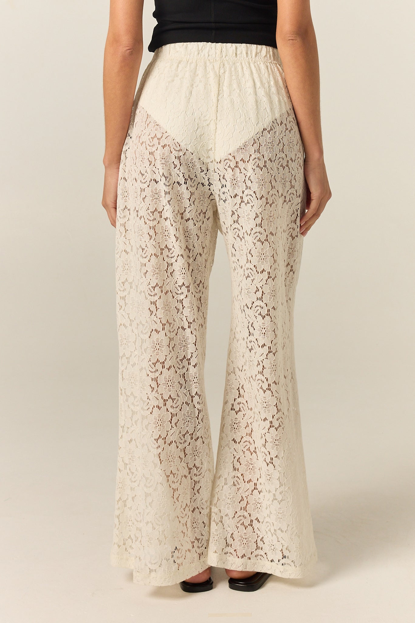 Thea 2.0 Lace Pant (Cream)