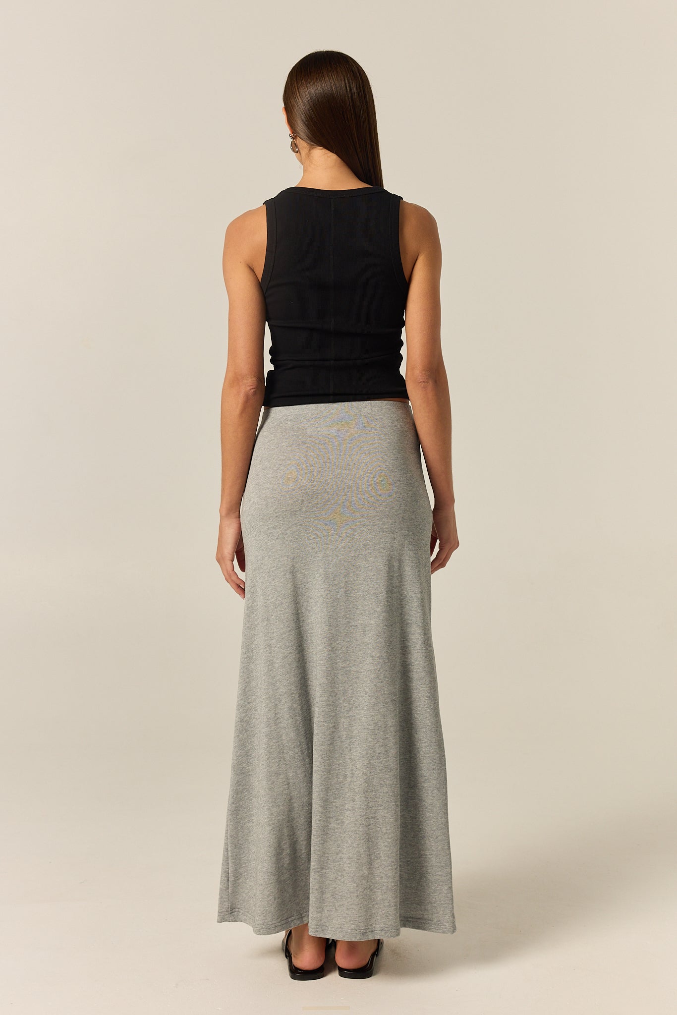 Noa Midi Skirt (Grey)