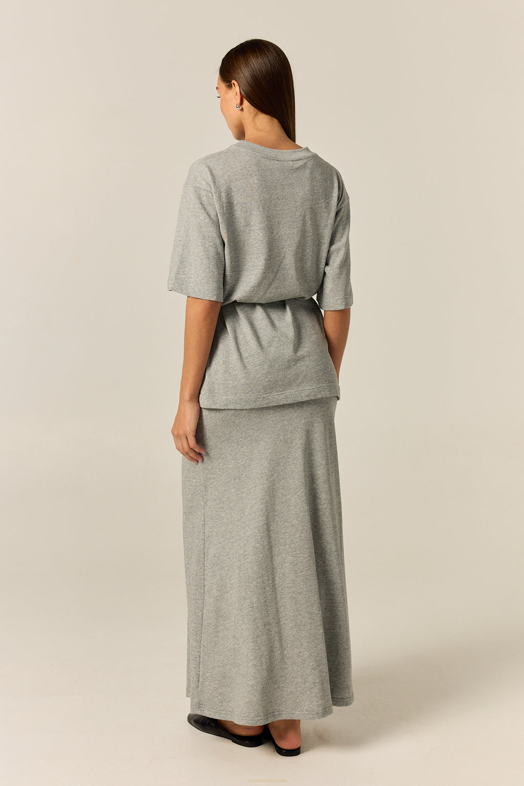 Noa Belted Tee (Grey)