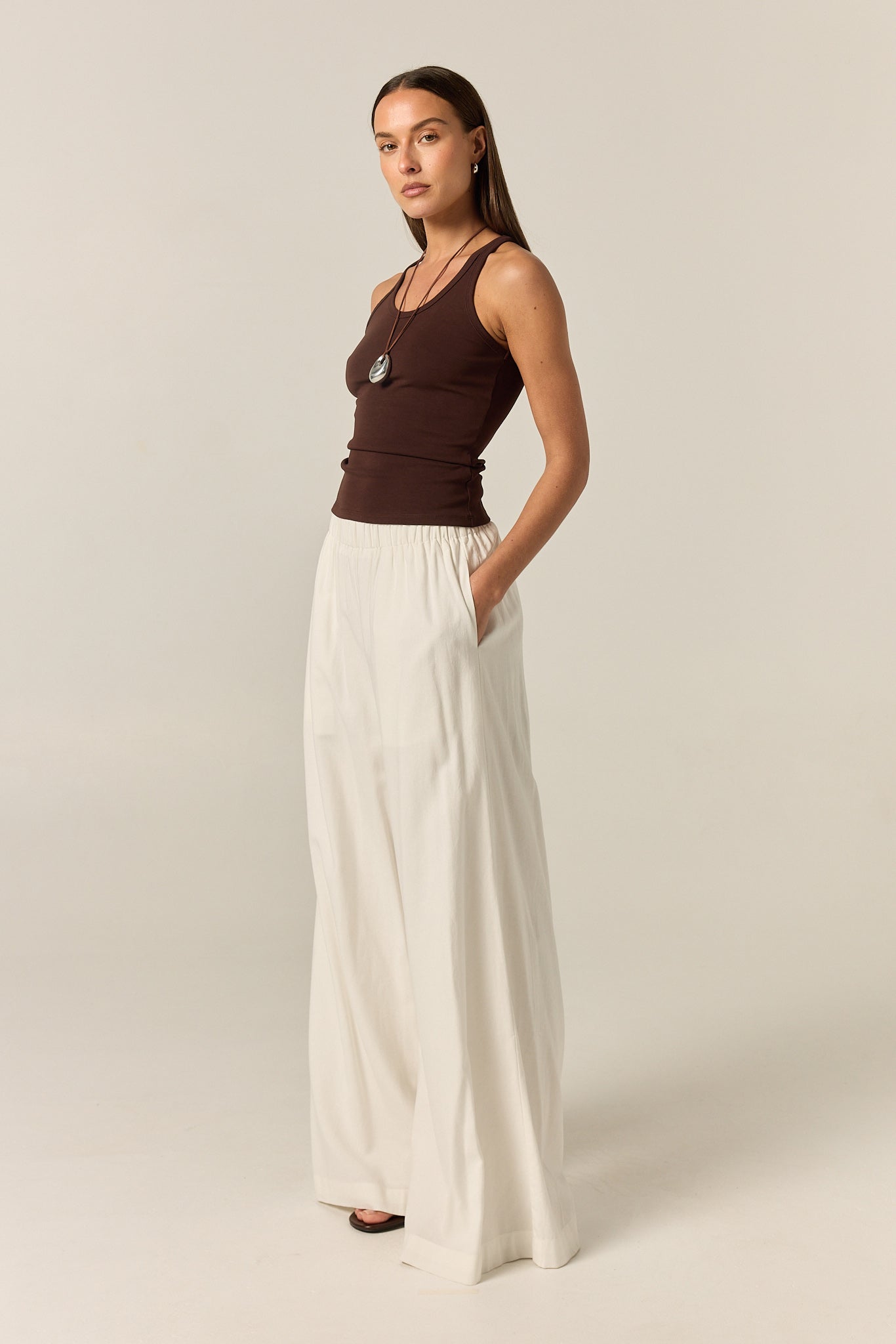 Billie Pant (White)