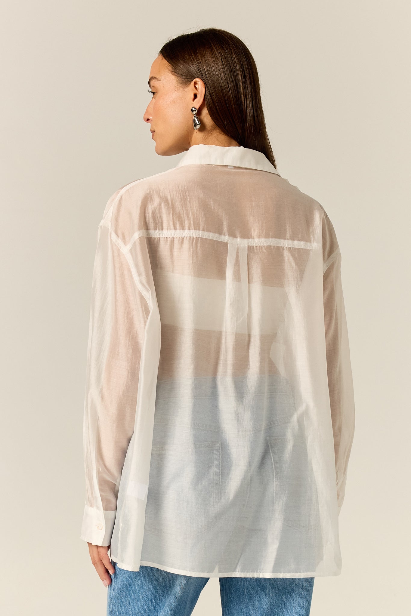 Wynn Sheer Shirt (White)