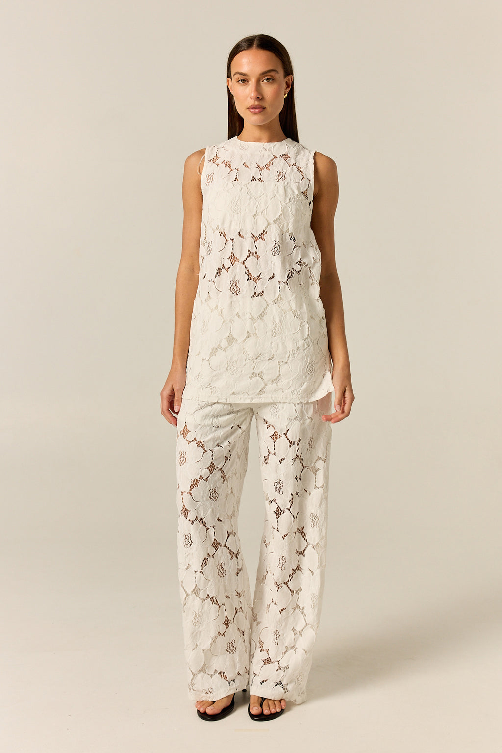 Jocelyn Lace Top (White)