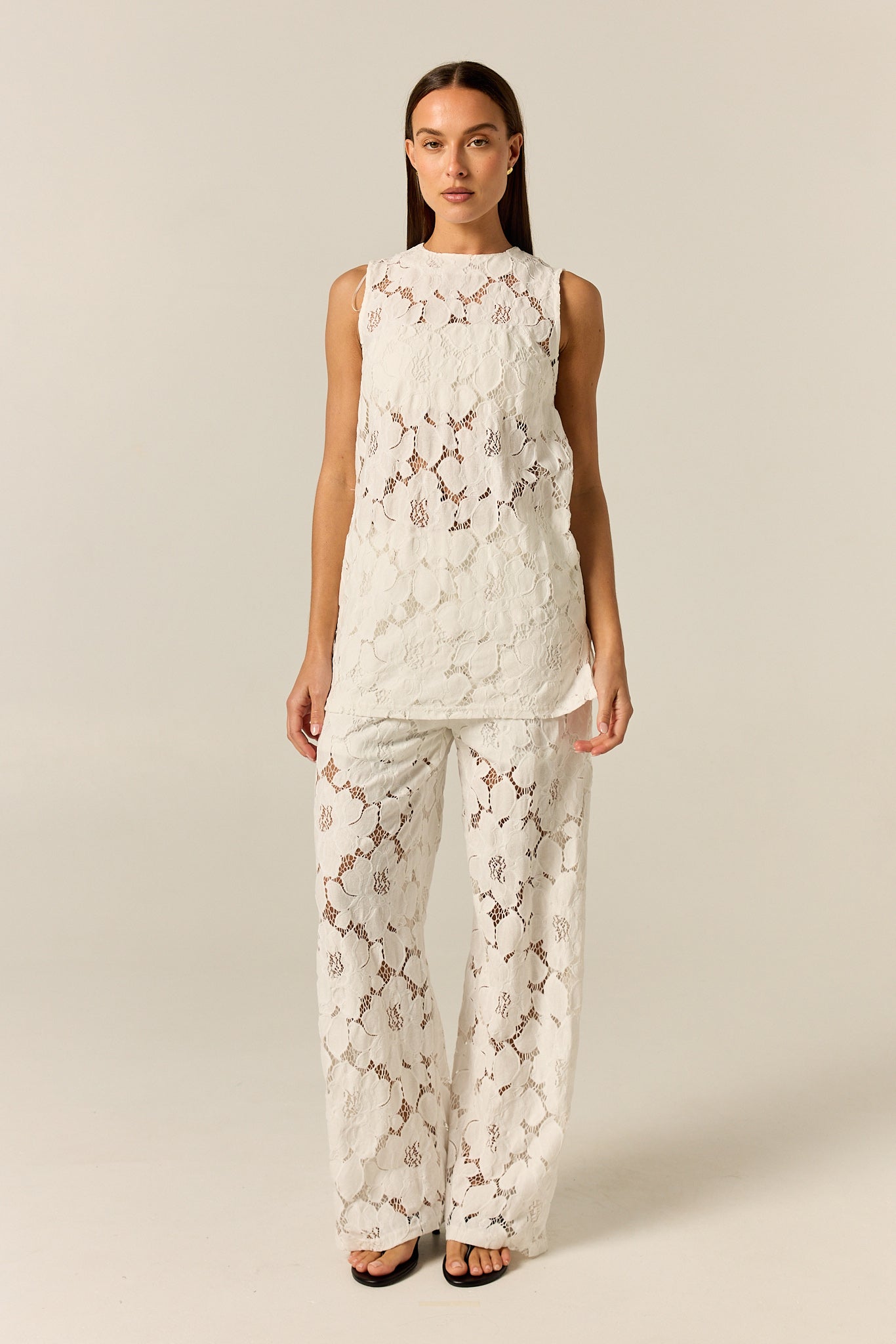 Jocelyn Lace Top (White)