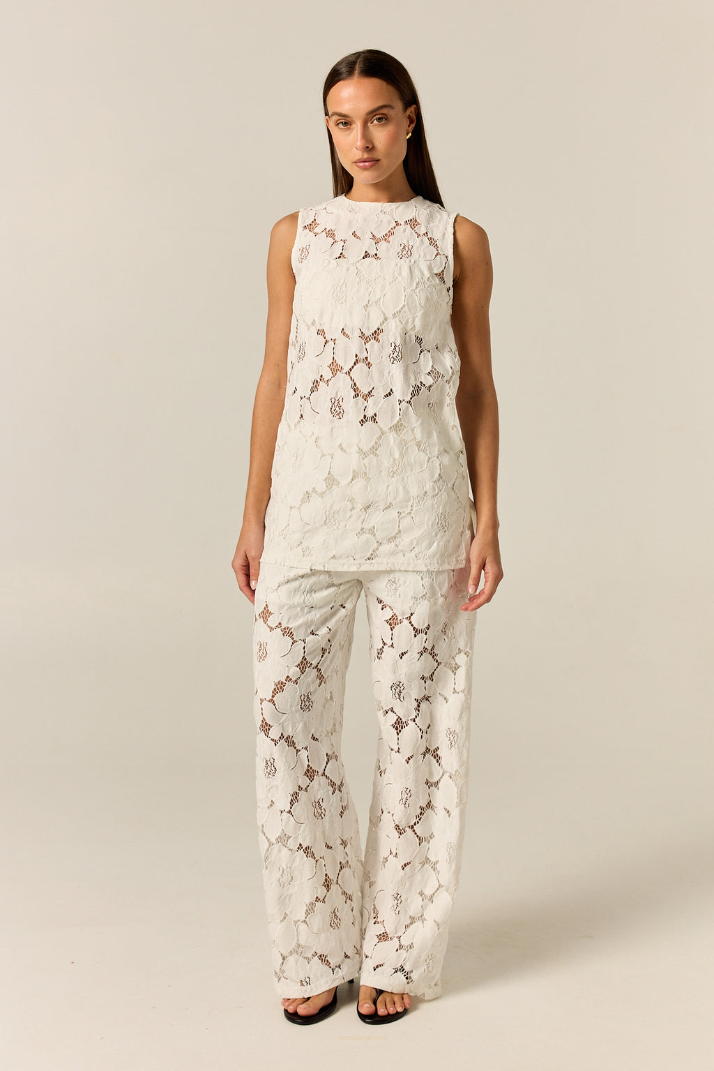 Jocelyn Lace Top (White)