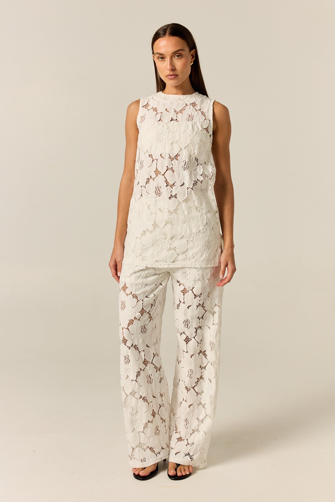 Jocelyn Lace Top (White)