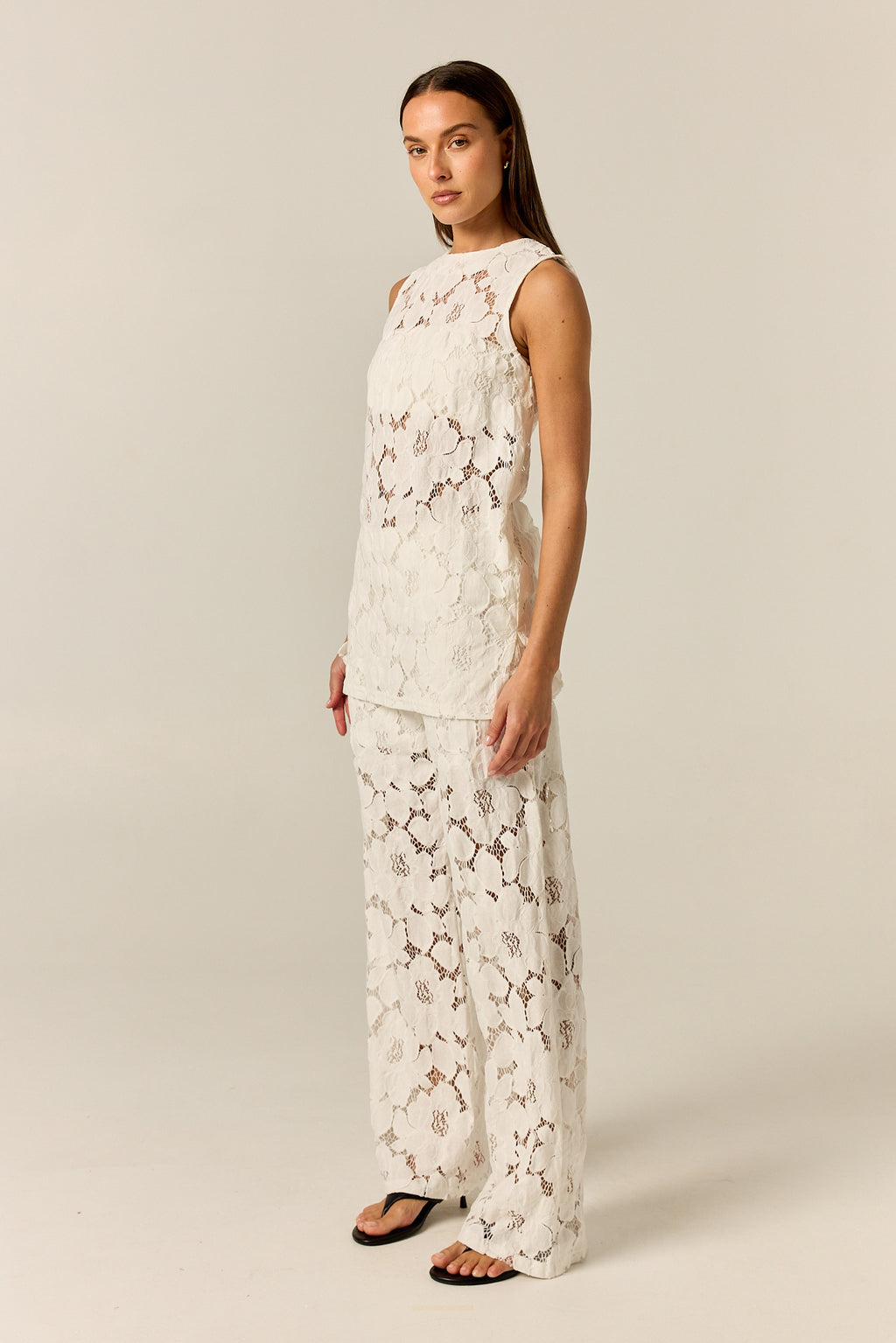Jocelyn Lace Top (White)