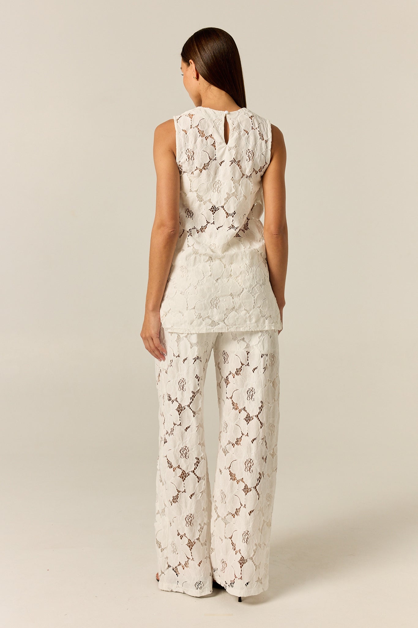 Jocelyn Lace Top (White)