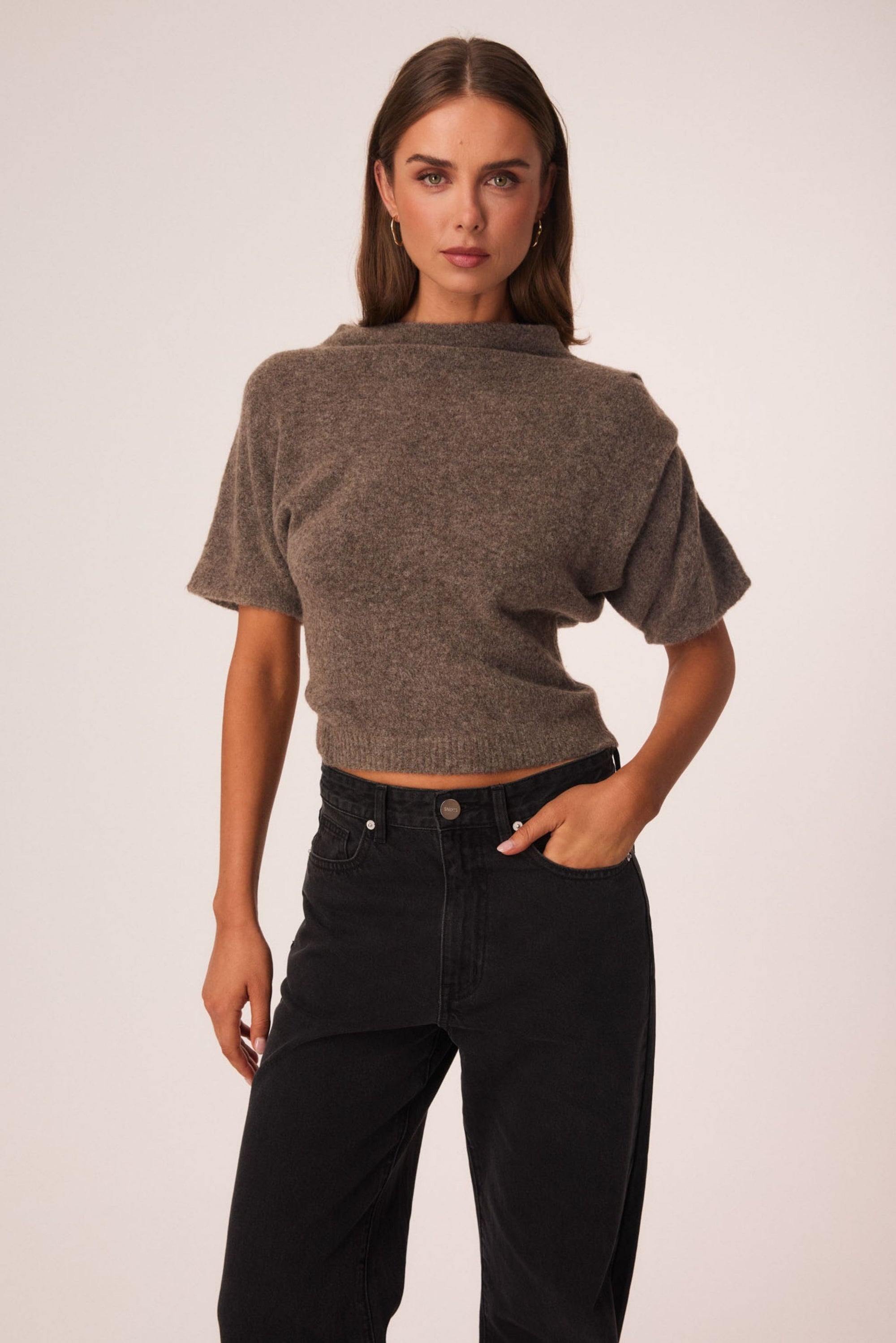 Wilda Knit Top (Ash)
