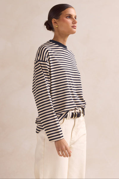 Hayden Long Sleeve Top (Black)