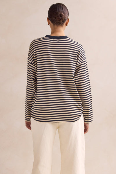 Hayden Long Sleeve Top (Black)