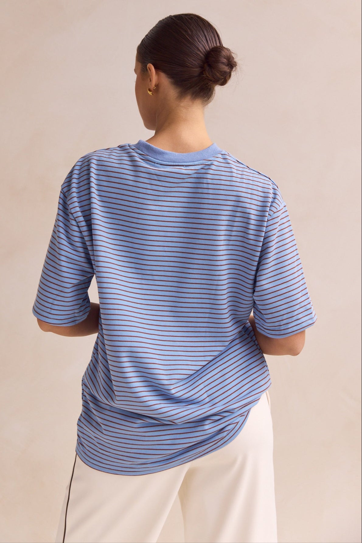 Reina Tee (Blue Stripe)