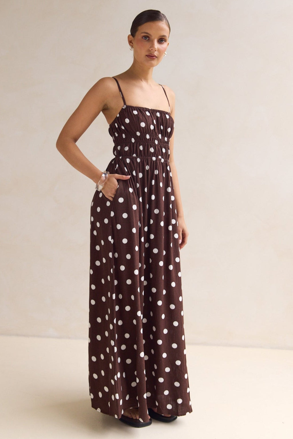 Clarissa Maxi Dress (Chocolate)