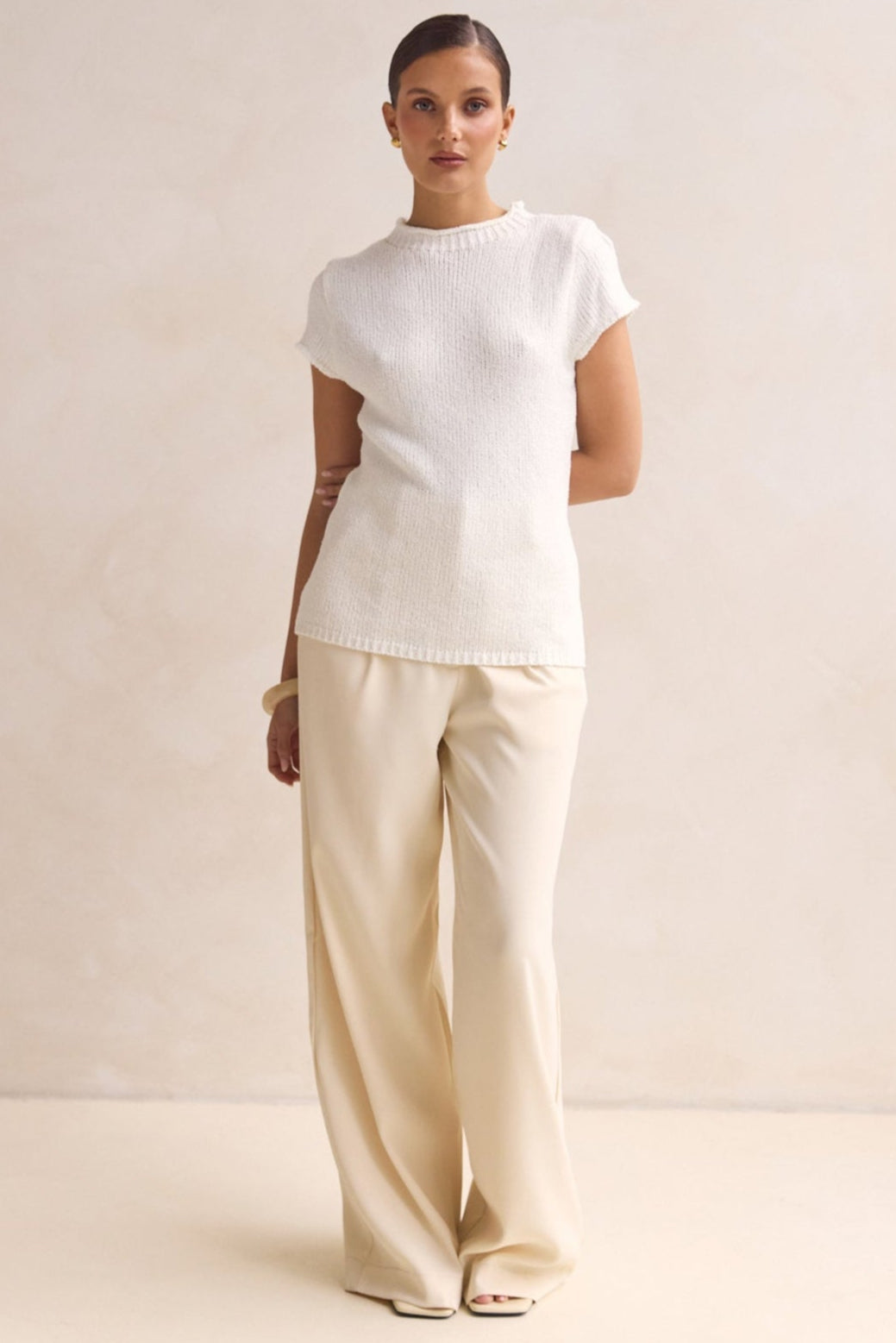 Jolie Knit Top (White)