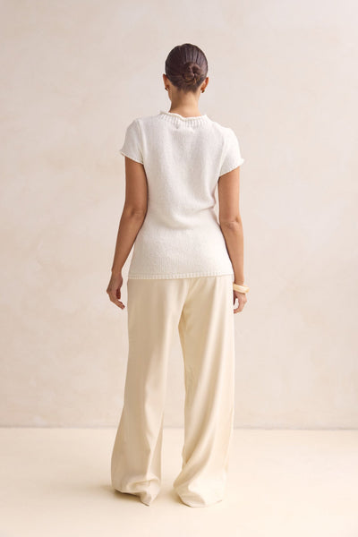 Jolie Knit Top (White)