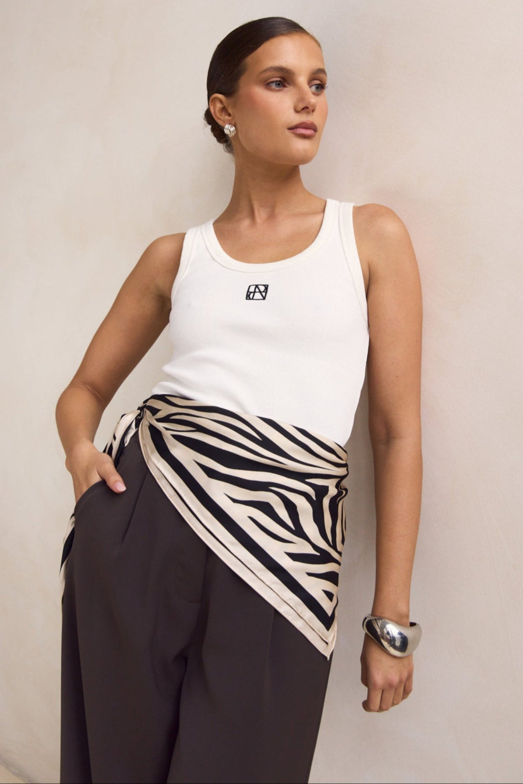 Lexi Signature Tank (White)