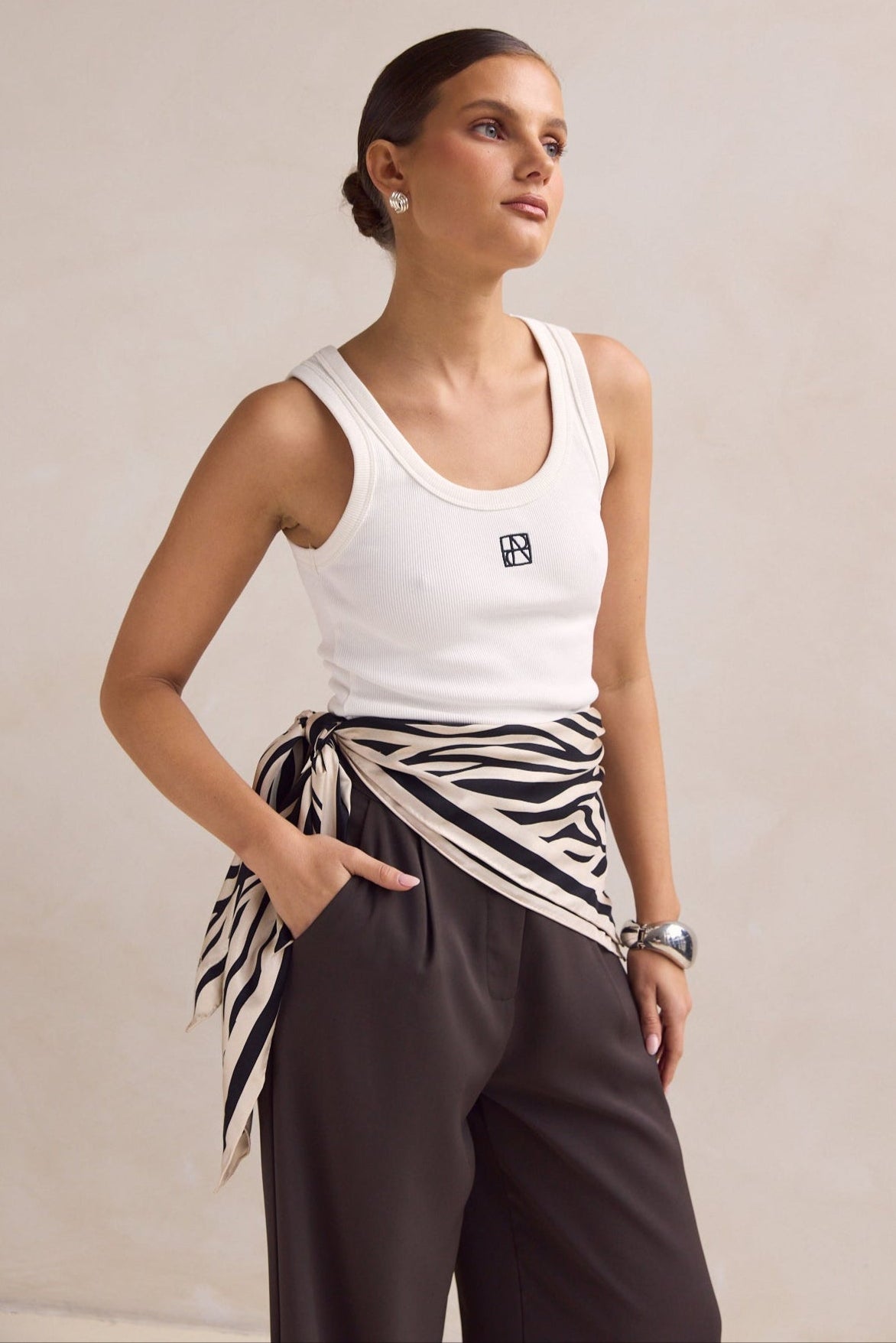 Lexi Signature Tank (White)