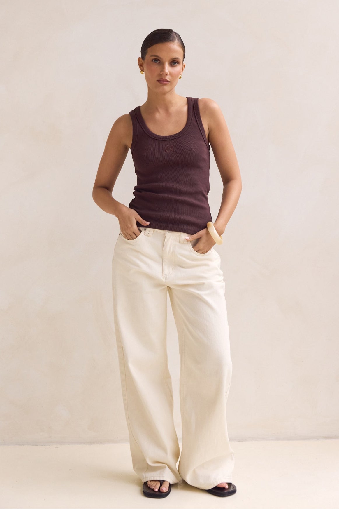 Lexi Signature Tank (Chocolate)