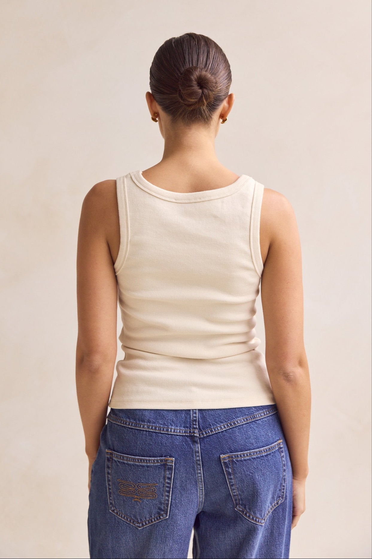 Lexi Signature Tank (Cream)