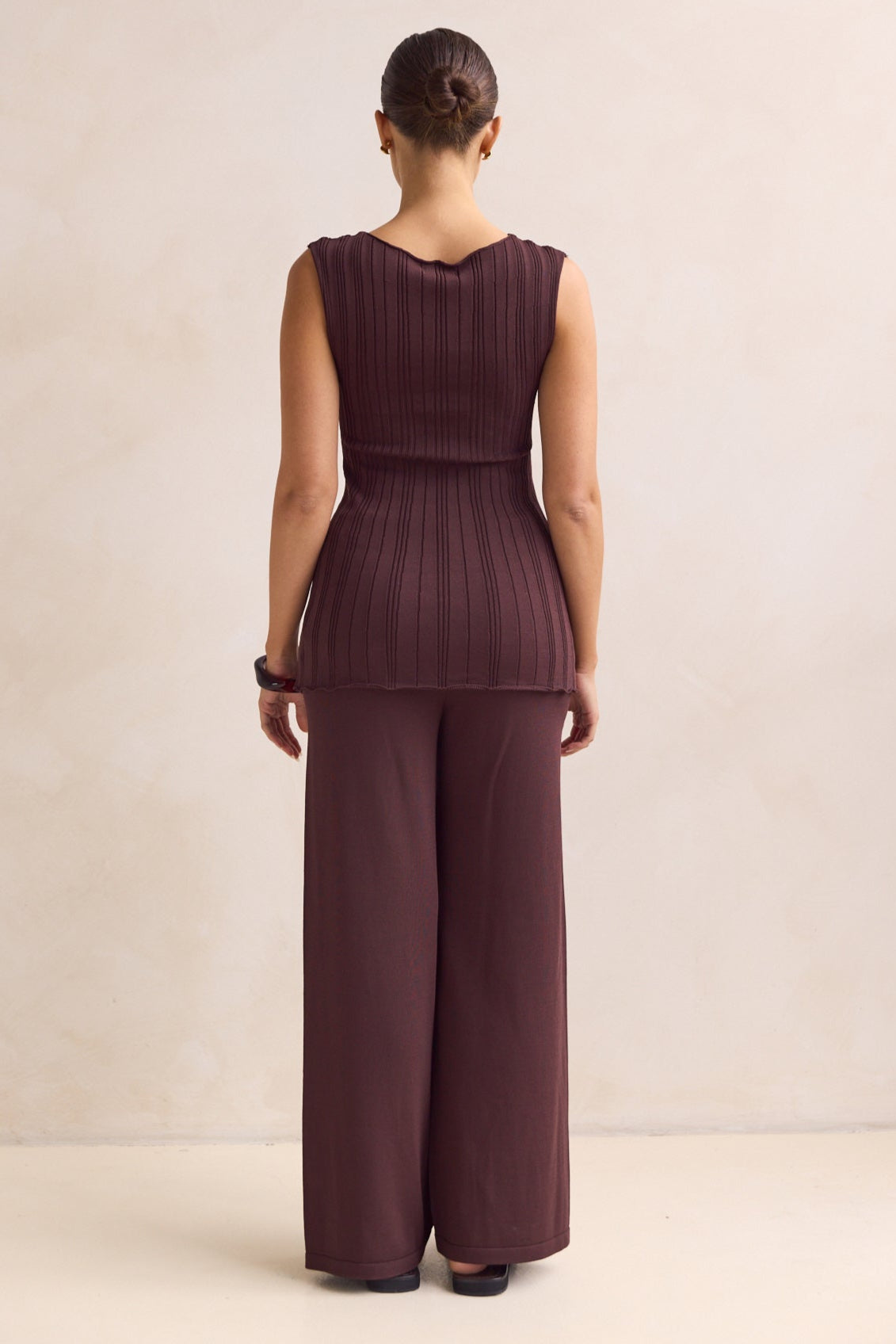 Anna Knit Top (Chocolate)