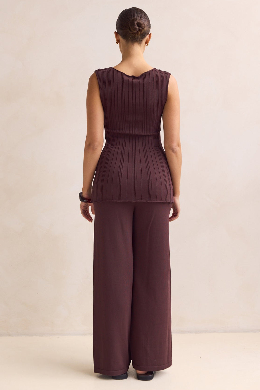 Anna Knit Pant (Chocolate)