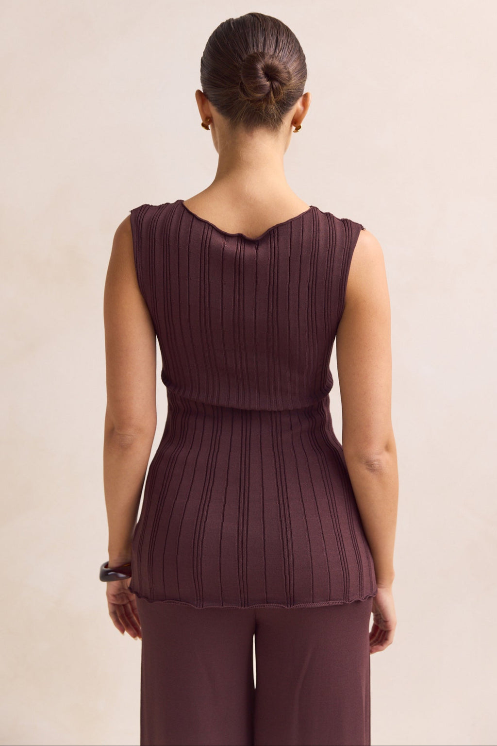 Anna Knit Top (Chocolate)