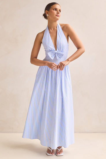Solenne Maxi Dress (Blue)