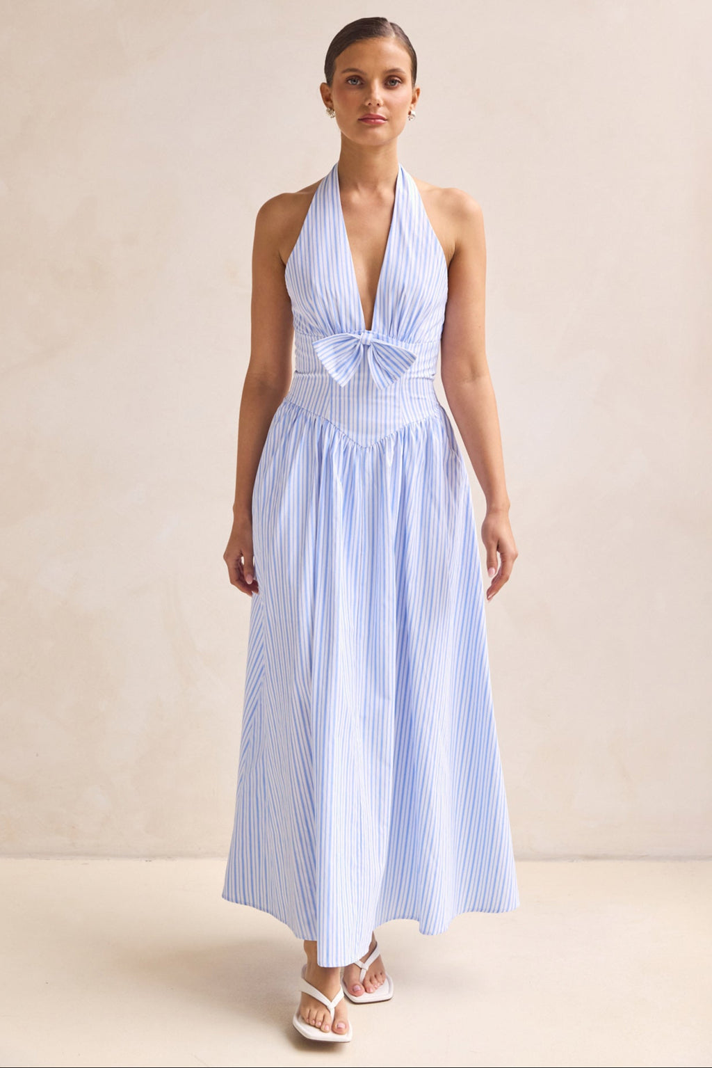 Solenne Maxi Dress (Blue)