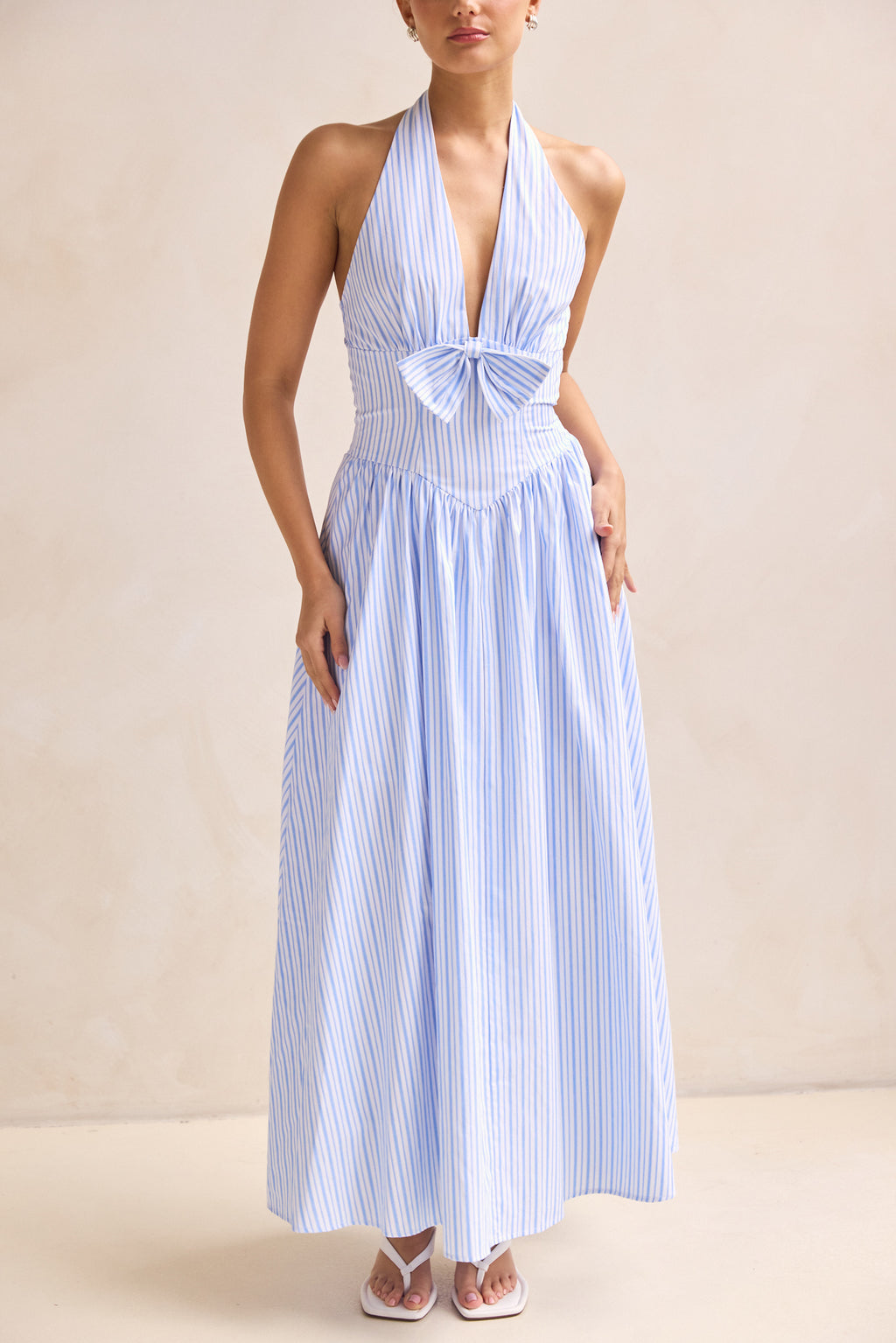 Solenne Maxi Dress (Blue)