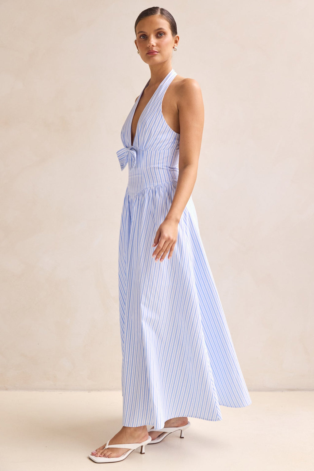Solenne Maxi Dress (Blue)