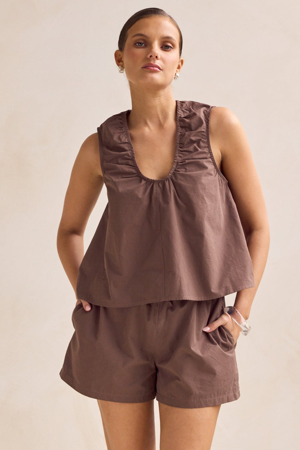 Ella Top (Chocolate)