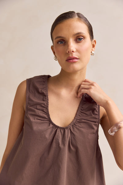 Ella Top (Chocolate)
