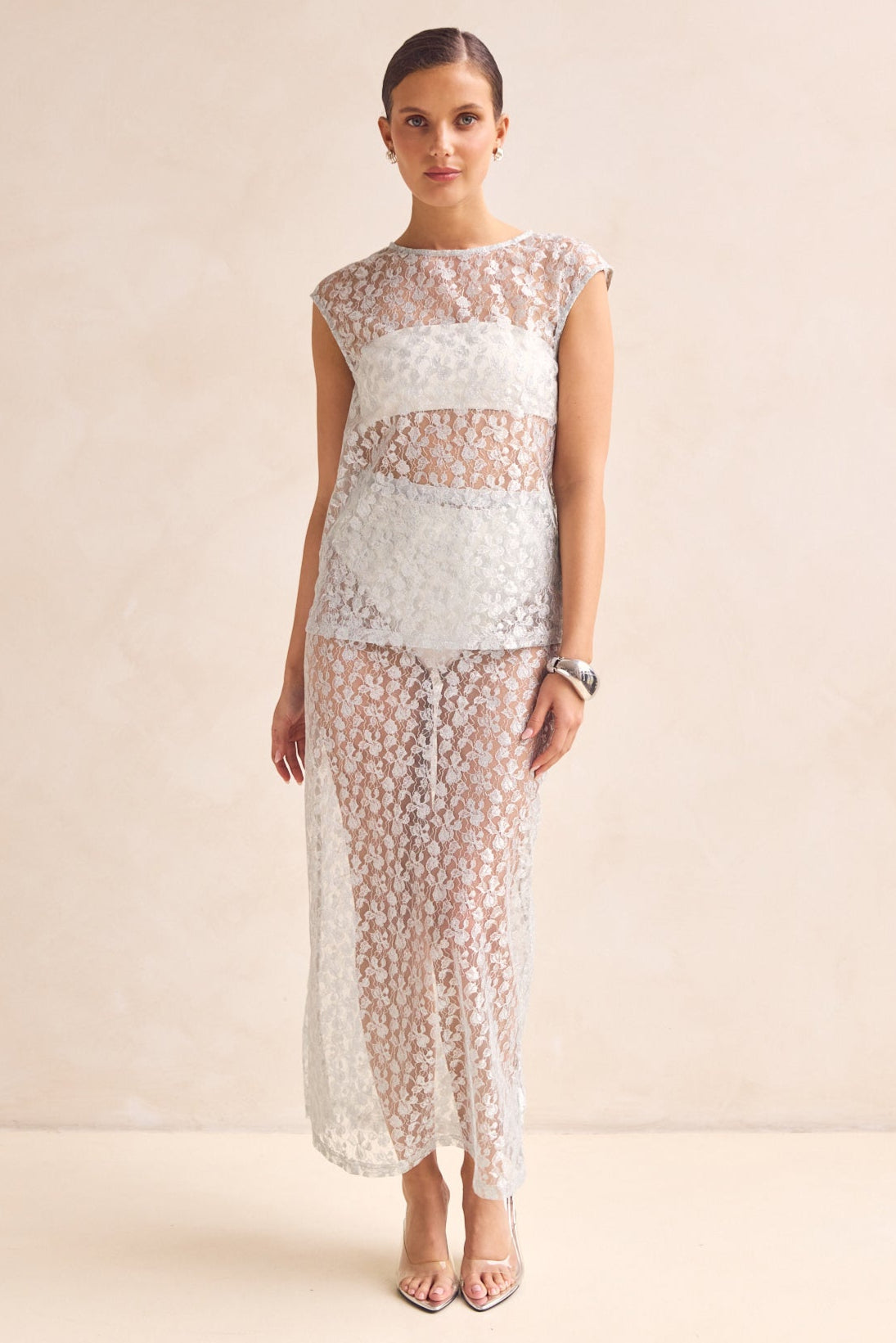 Jaida Lace Top (Blue)