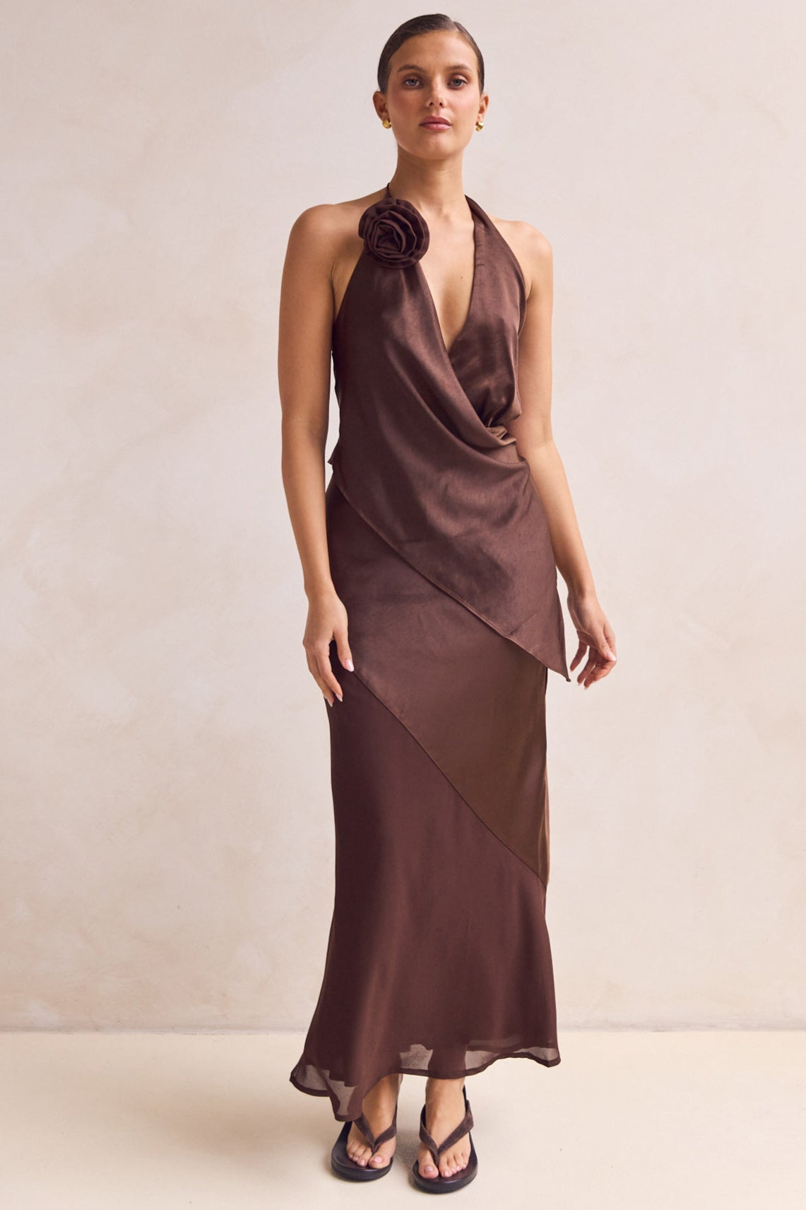 Adalyn Maxi Skirt (Chocolate)