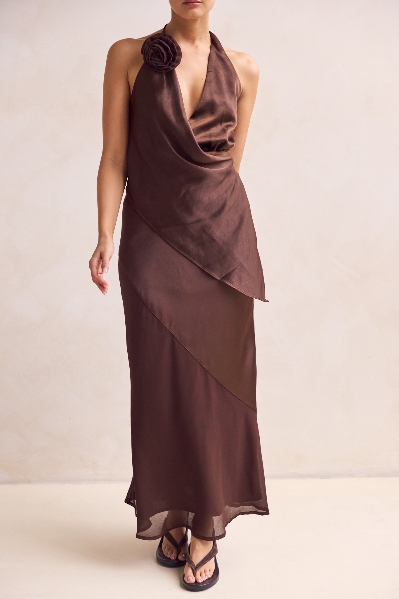 Adalyn Maxi Skirt (Chocolate)